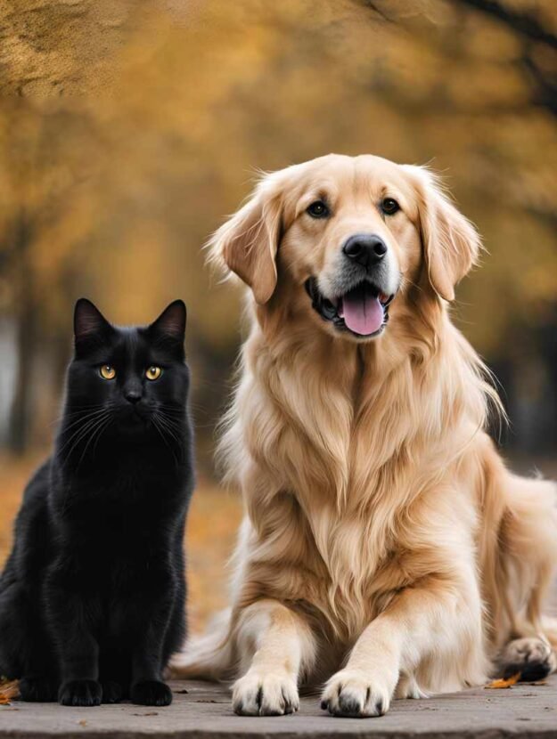 The Black Cat Golden Retriever Relationship Theory - How Opposites attract in Love